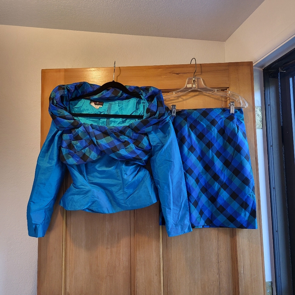 Vintage 80's Saint Romei Skirt Set Size 8 Waist 26